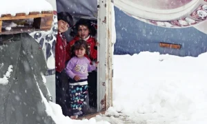 musim dingin gaza palestina