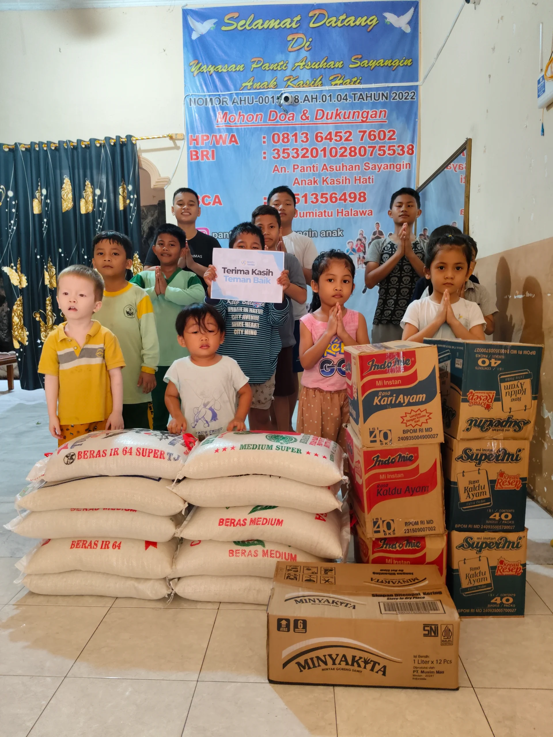Donasi panti asuhan