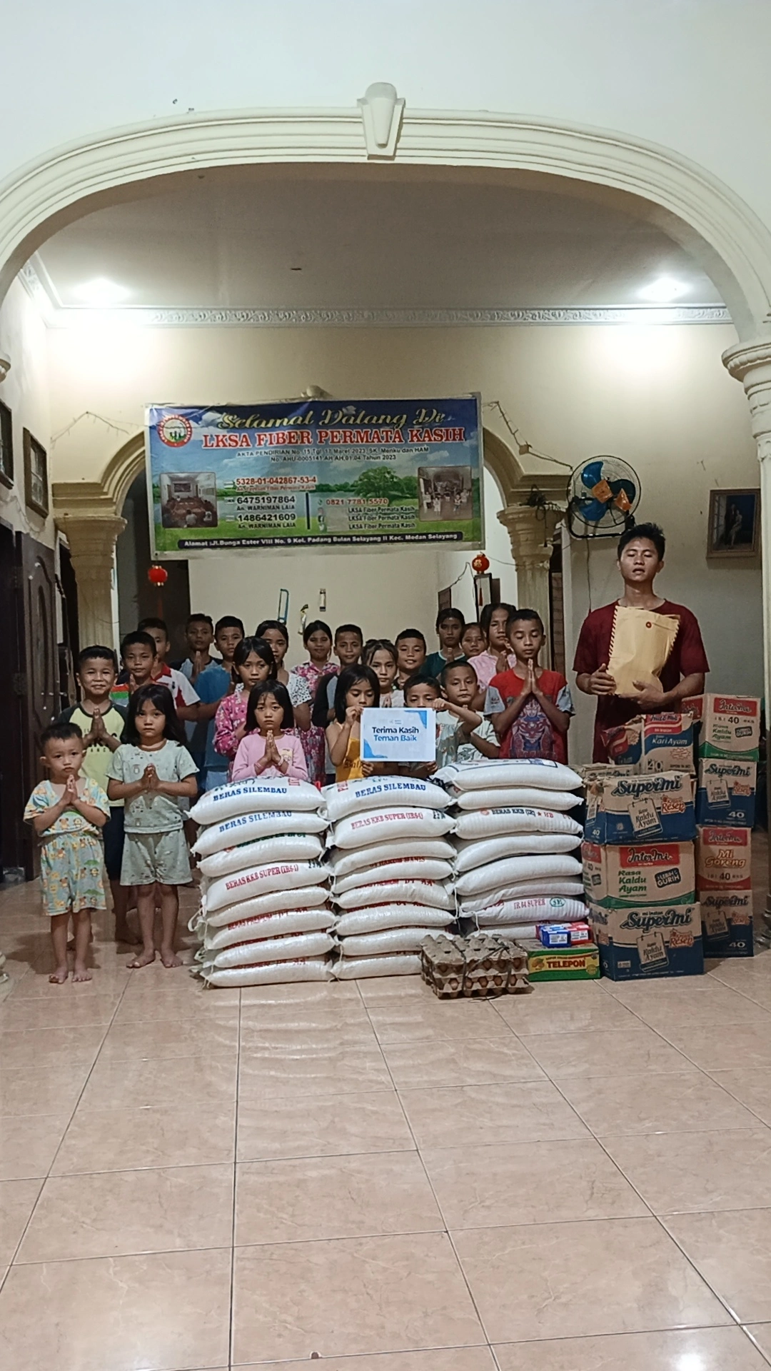 Penyaluran bantuan untuk panti asuhan