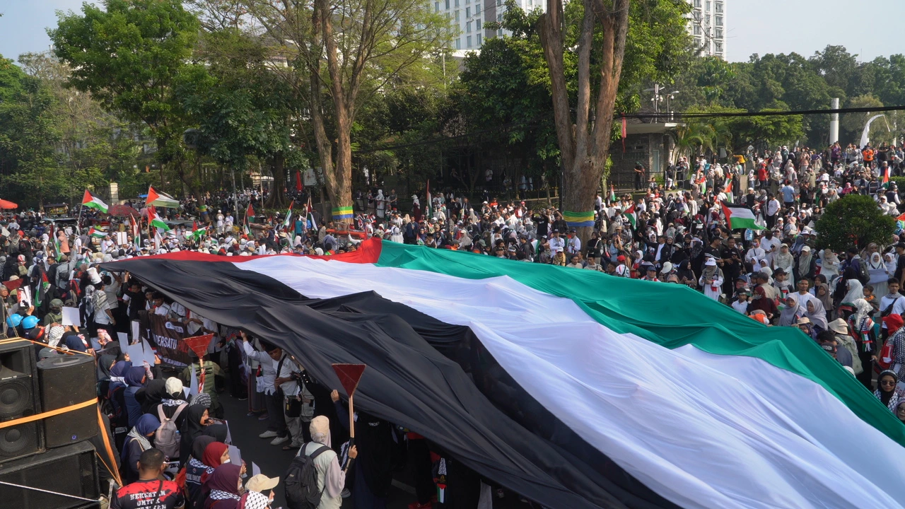 march to gaza indonesia