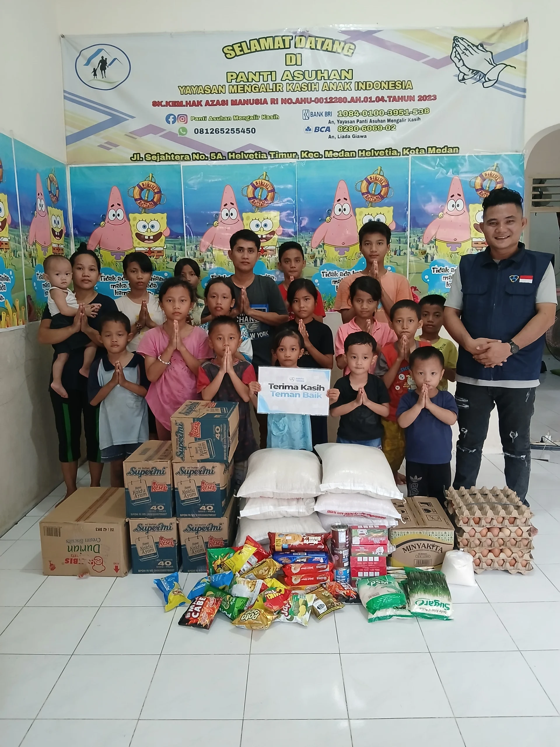 Penyaluran Bantuan untuk Panti Mengalir Kasih!